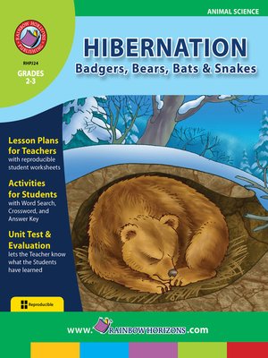 cover image of Hibernation: Badgers, Bears, Bats & Snakes